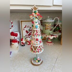Cupcakes and Cashmere Gingerbread Candy land Gumdrop Pastel Christmas Tree Decor
